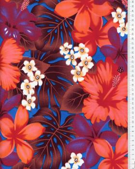 Polynesian fabric NEHENEHE Coral - Tissushop